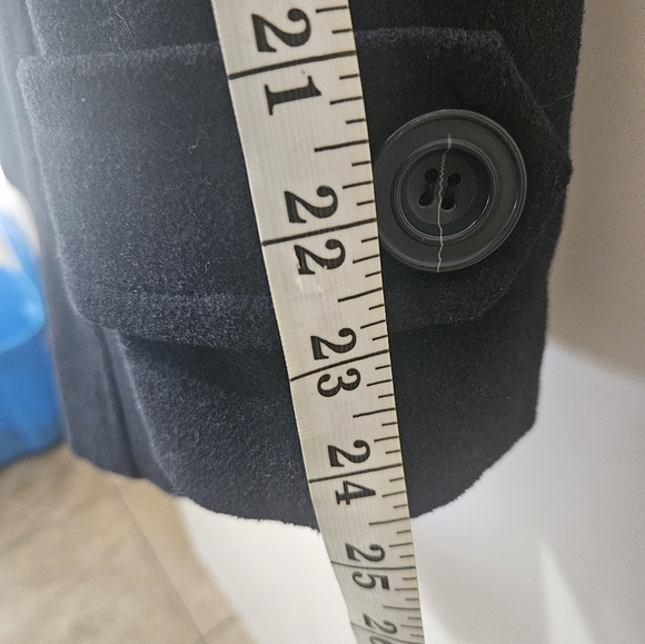 Paper Doll Pea Coat Woman's Size M in dark blue. - Picture 5 of 12